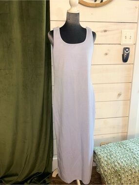 Sleeveless Maternity Nursing Maxi Tank Dress for Women